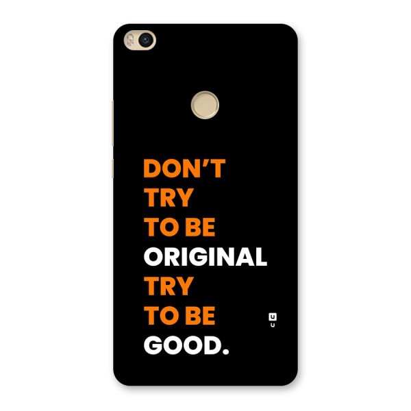 To Be Good Back Case for Mi Max 2