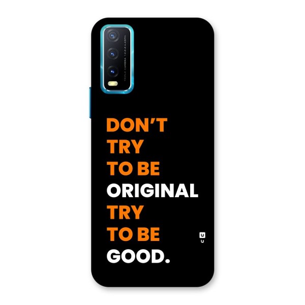 To Be Good Back Case for Vivo Y12s