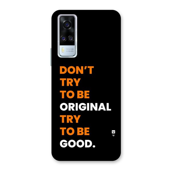 To Be Good Back Case for Vivo Y31