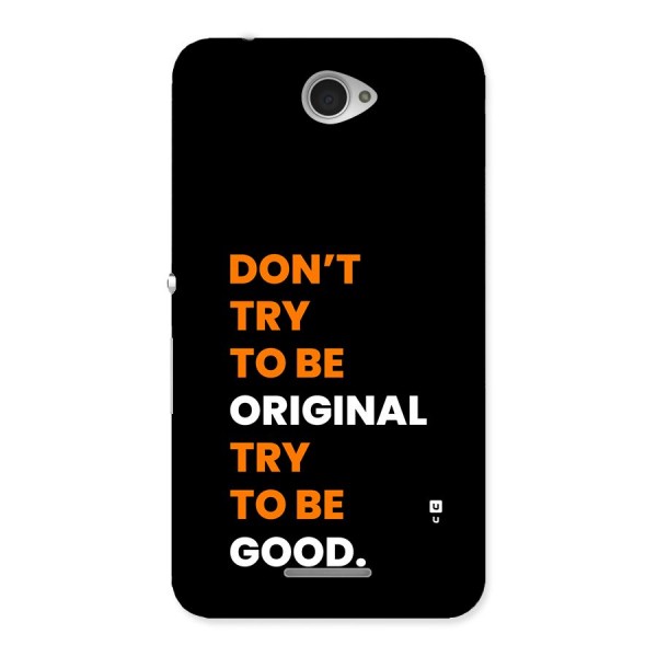 To Be Good Back Case for Xperia E4