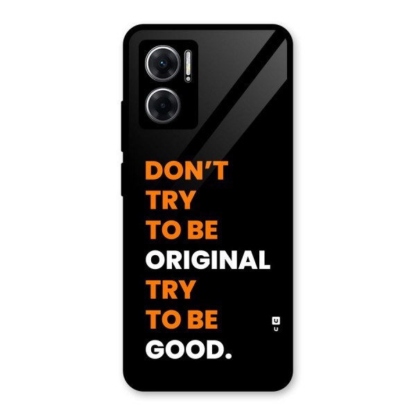 To Be Good Glass Back Case for Redmi 11 Prime 5G