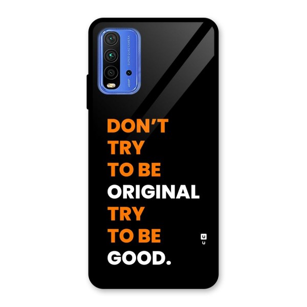 To Be Good Glass Back Case for Redmi 9 Power