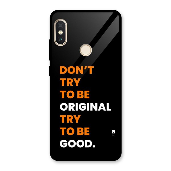 To Be Good Glass Back Case for Redmi Note 5 Pro