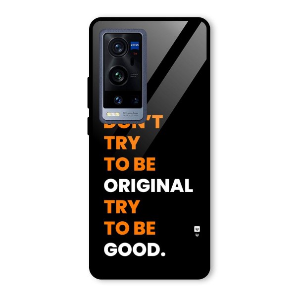 To Be Good Glass Back Case for Vivo X60 Pro Plus