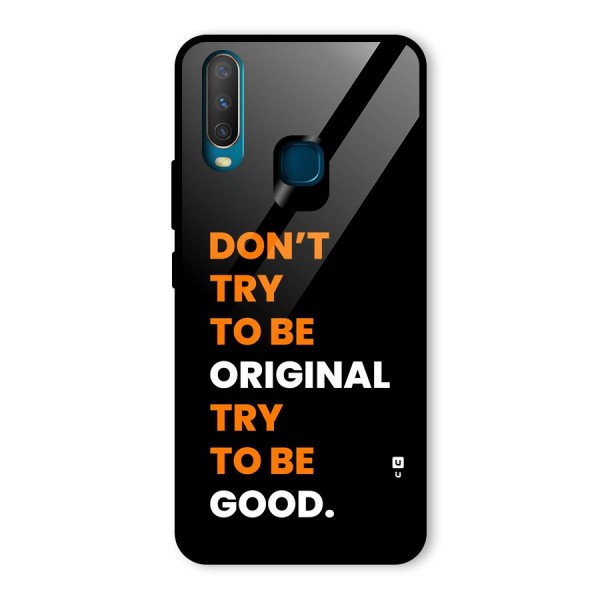 To Be Good Glass Back Case for Vivo Y15
