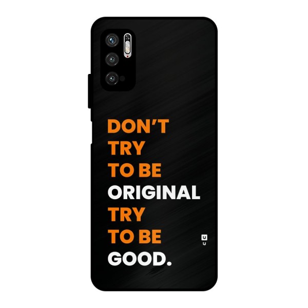 To Be Good Metal Back Case for Poco M3 Pro 5G