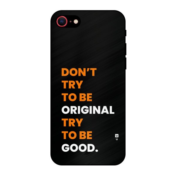 To Be Good Metal Back Case for iPhone SE 2022
