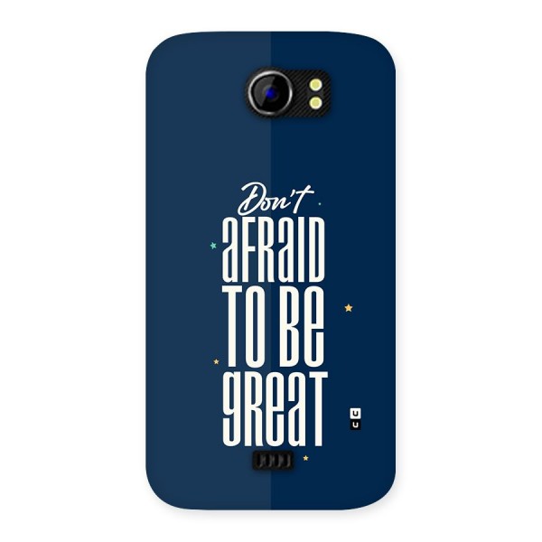 To Be Great Back Case for Canvas 2 A110