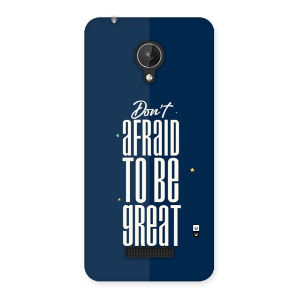 To Be Great Back Case for Canvas Spark Q380