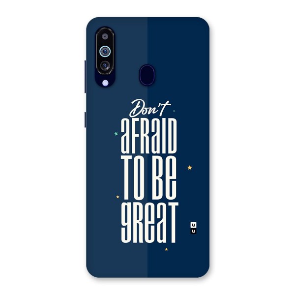 To Be Great Back Case for Galaxy A60