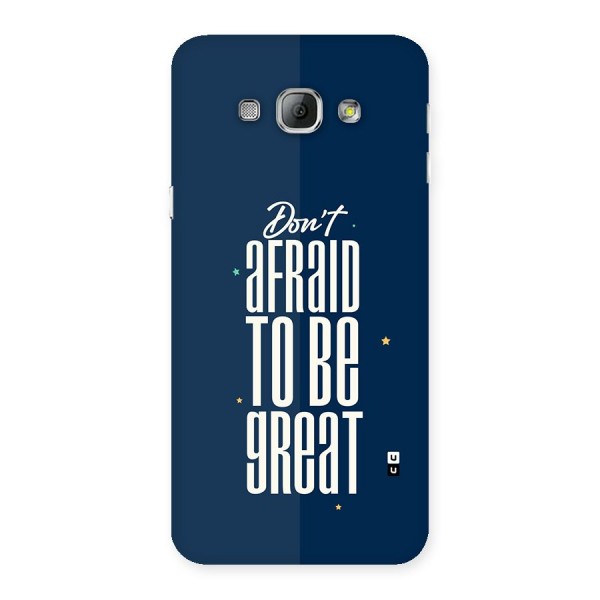 To Be Great Back Case for Galaxy A8