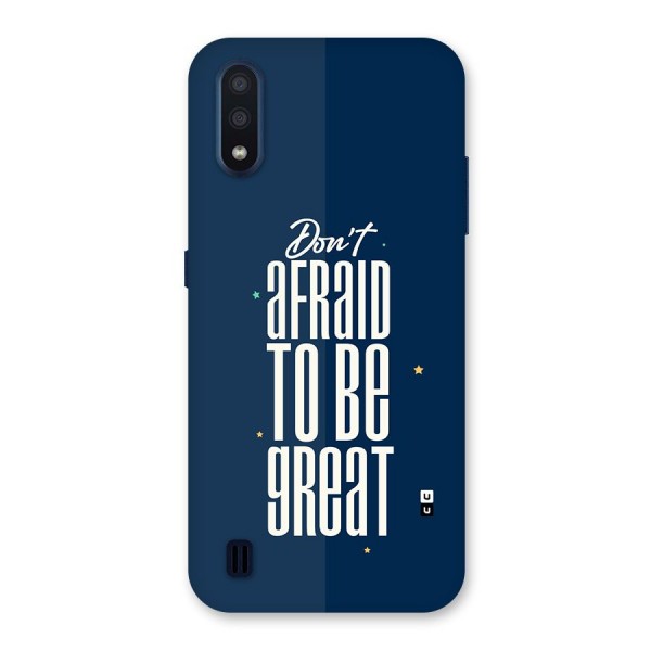 To Be Great Back Case for Galaxy M01