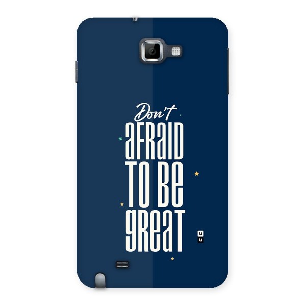 To Be Great Back Case for Galaxy Note