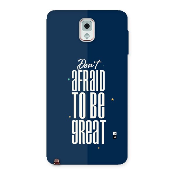 To Be Great Back Case for Galaxy Note 3