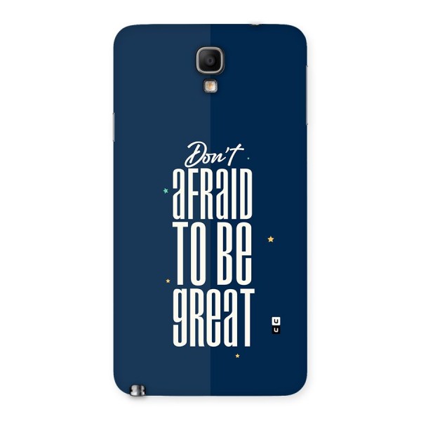 To Be Great Back Case for Galaxy Note 3 Neo