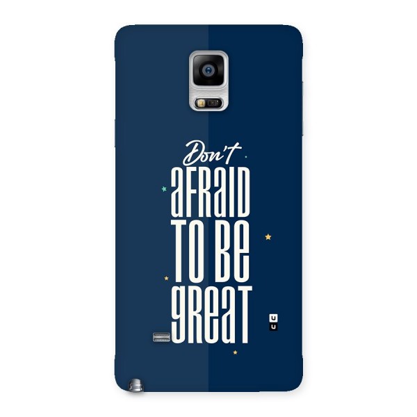 To Be Great Back Case for Galaxy Note 4