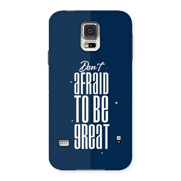 To Be Great Back Case for Galaxy S5