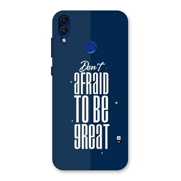 To Be Great Back Case for Honor 8C