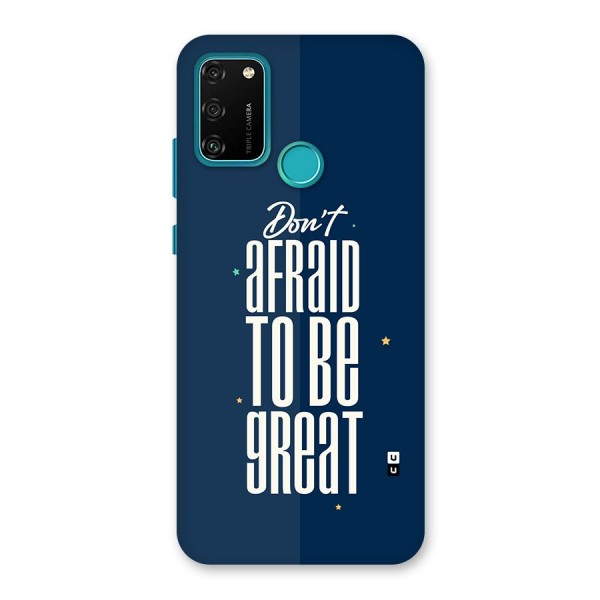To Be Great Back Case for Honor 9A