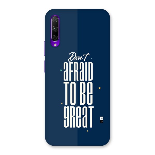 To Be Great Back Case for Honor 9X Pro