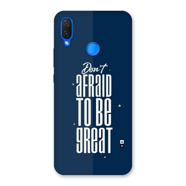 To Be Great Back Case for Huawei Nova 3i