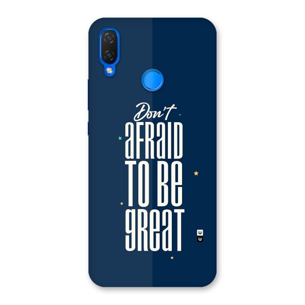 To Be Great Back Case for Huawei P Smart Plus
