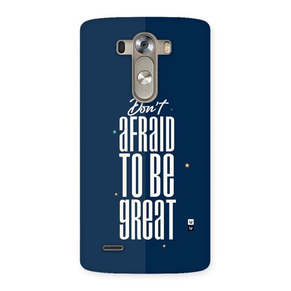To Be Great Back Case for LG G3