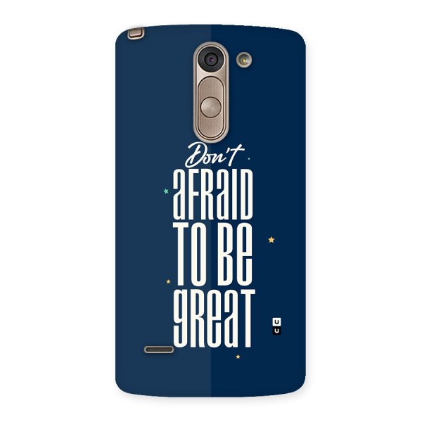 To Be Great Back Case for LG G3 Stylus