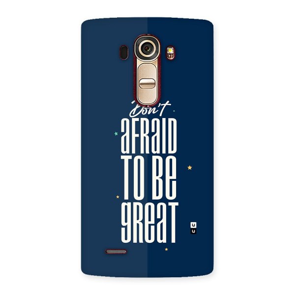 To Be Great Back Case for LG G4