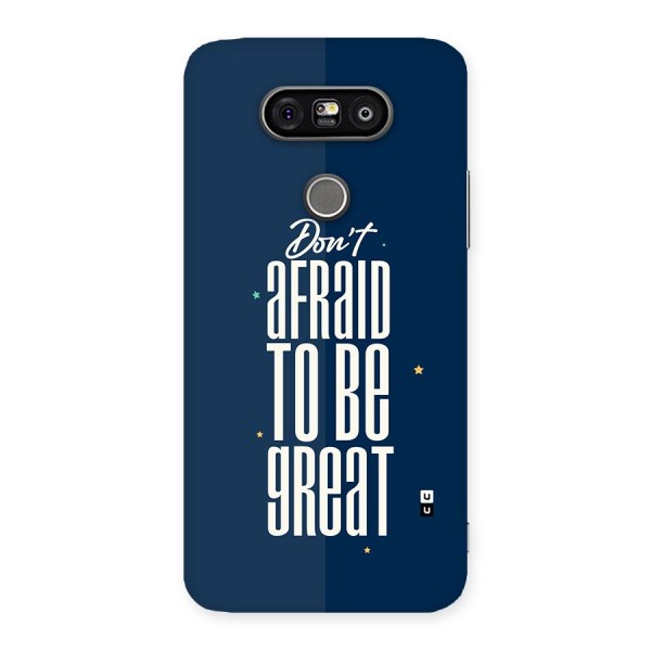 To Be Great Back Case for LG G5
