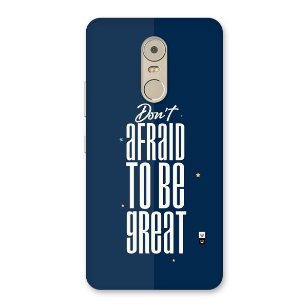 To Be Great Back Case for Lenovo K6 Note
