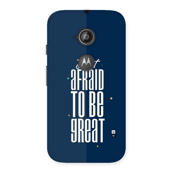 To Be Great Back Case for Moto E 2nd Gen