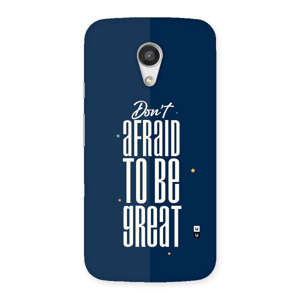To Be Great Back Case for Moto G 2nd Gen
