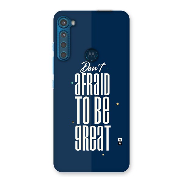 To Be Great Back Case for Motorola One Fusion Plus
