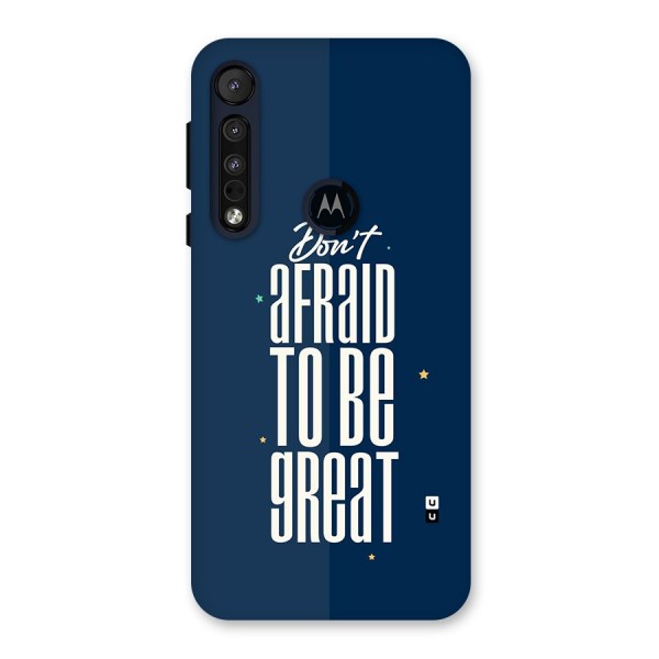To Be Great Back Case for Motorola One Macro