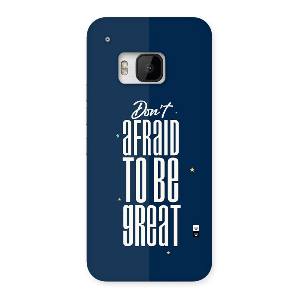 To Be Great Back Case for One M9