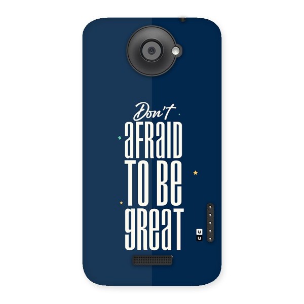 To Be Great Back Case for One X