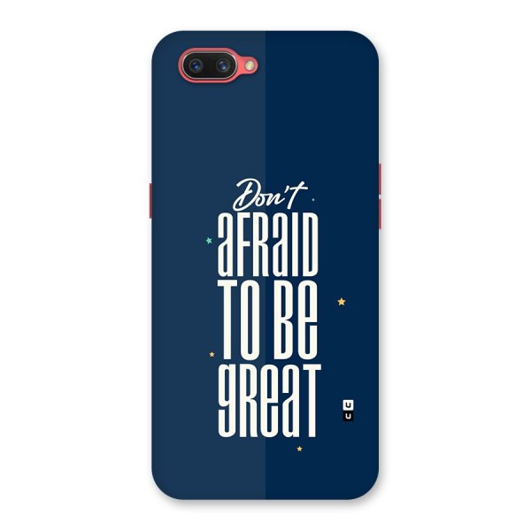 To Be Great Back Case for Oppo A3s