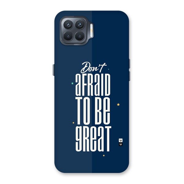 To Be Great Back Case for Oppo F17 Pro