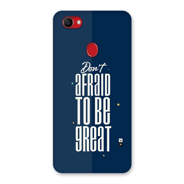 To Be Great Back Case for Oppo F7