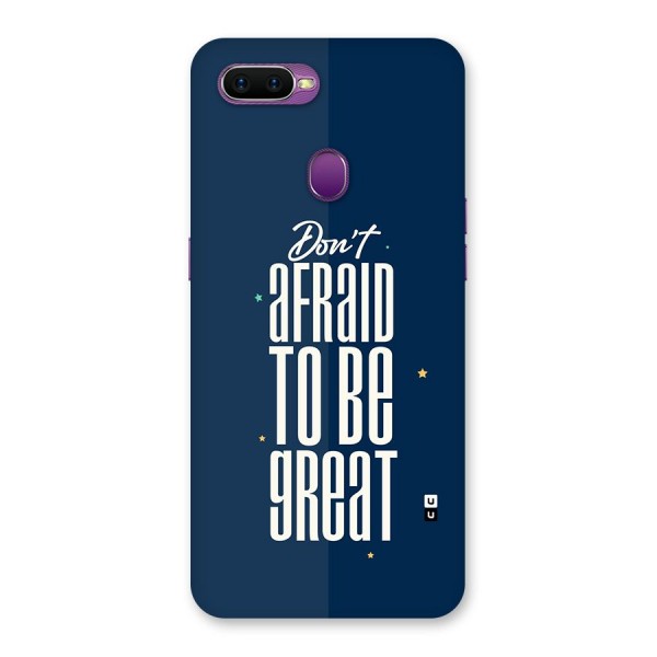 To Be Great Back Case for Oppo F9