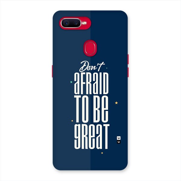 To Be Great Back Case for Oppo F9 Pro