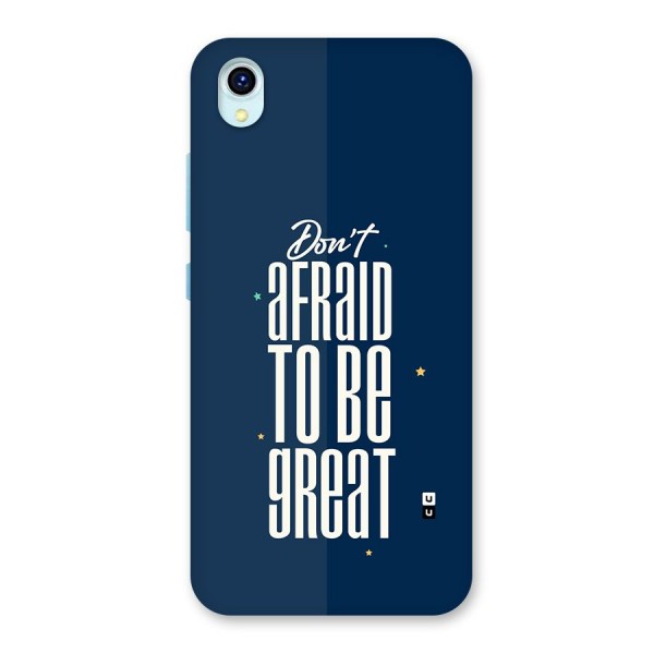 To Be Great Back Case for Vivo Y1s