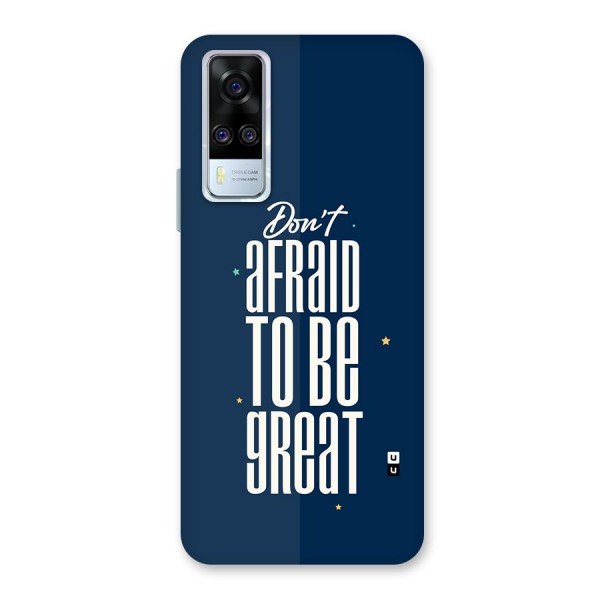 To Be Great Back Case for Vivo Y51
