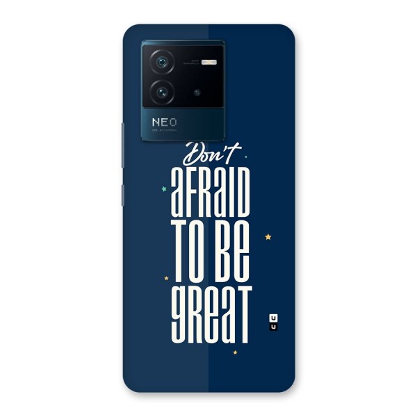 To Be Great Back Case for Vivo iQOO Neo 6 5G