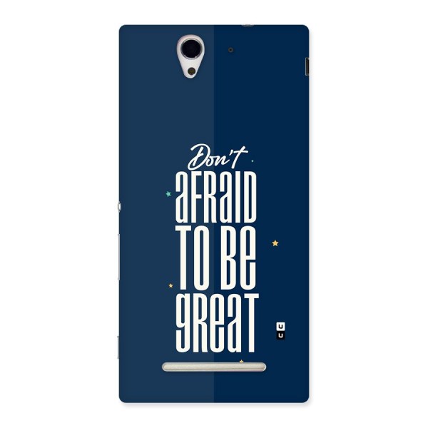 To Be Great Back Case for Xperia C3
