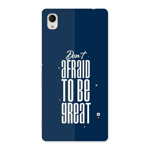 To Be Great Back Case for Xperia M4 Aqua