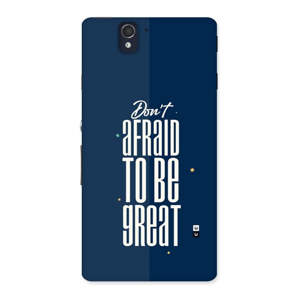 To Be Great Back Case for Xperia Z