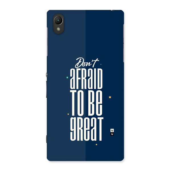 To Be Great Back Case for Xperia Z1