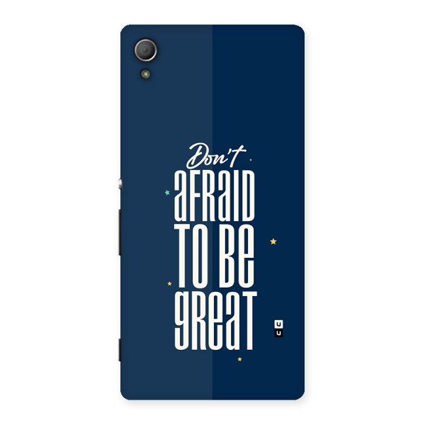 To Be Great Back Case for Xperia Z3 Plus